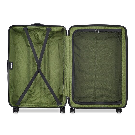 Jeep JH004C 4 roulettes Trolley 75 cm avec soufflet d'extension