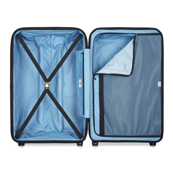 Delsey Paris Lutece Se 4 roues Valise cabine 68 cm '"avec soufflet d''extension"'