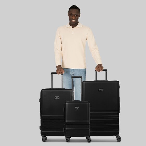 camel active Hanoi 4 roulettes Set de valises 3 pièces avec soufflet d'extension