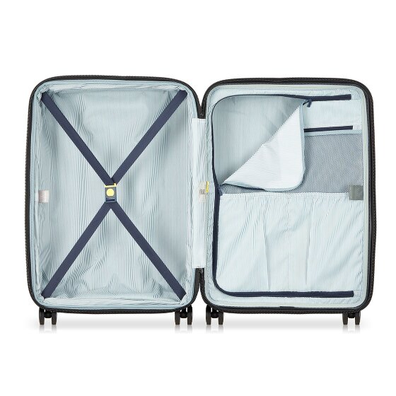 Delsey Paris Longitude 4 roulettes Trolley 69 cm avec soufflet d'extension