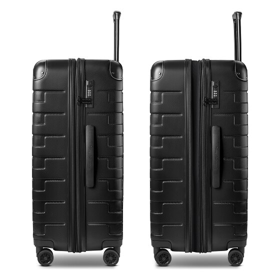 Tonino Lamborghini Milano 4 roues Valise cabine L 72 cm avec soufflet d'extension