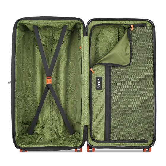 Jeep JH002B 4 roulettes Trolley 80 cm avec soufflet d'extension