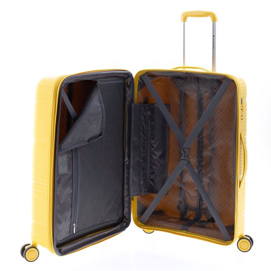Gladiator 0800 4 roues Valise cabine 65 cm avec soufflet d'extension