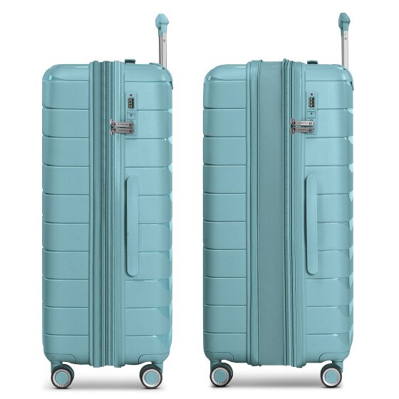 Franky London 4 roulettes Trolley L 74 cm avec soufflet d'extension
