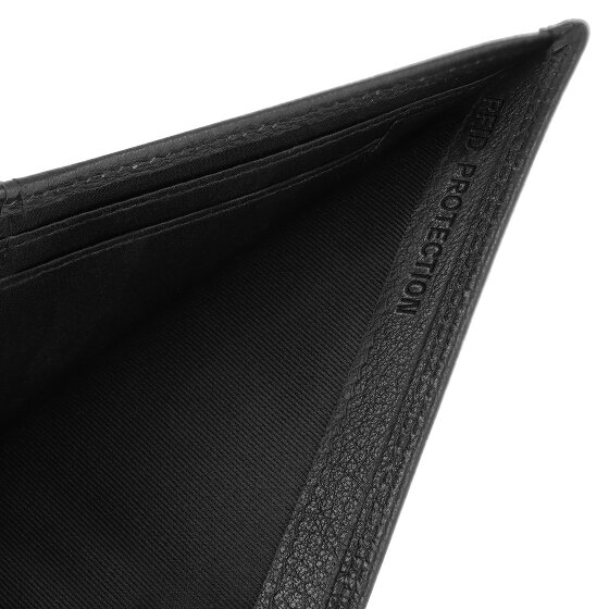 Redolz Leather Essentials QF : petit porte-monnaie en cuir anti-RFID, 10,5 cm