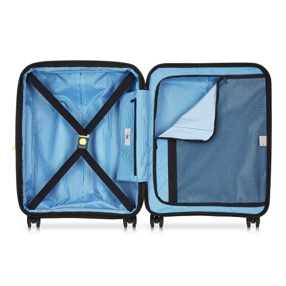 Delsey Paris Lutece Se 4 roulettes Trolley de cabine 55 cm avec soufflet d'extension