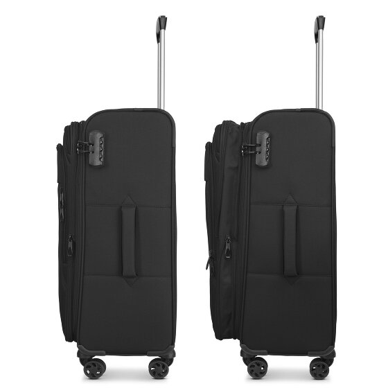 Franky Melbourne 3.0 Set de valises à 4 roulettes 3pcs avec soufflet extensible