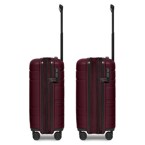 Redolz Essentials 11 4 roulettes Trolley de cabine 55 cm avec soufflet d'extension