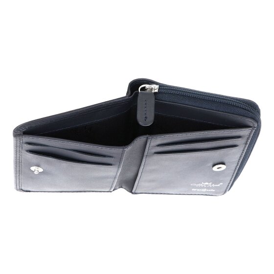 Golden Head Polo Porte-monnaie Protection RFID Cuir véritable 11.5 cm