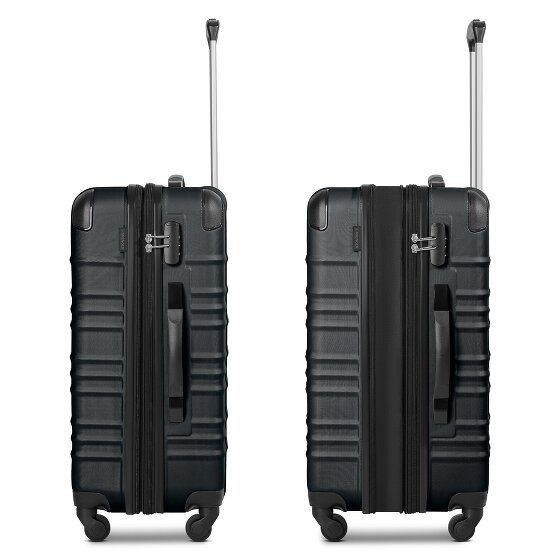 Wenger Amplar Evo 4 roulettes Set de valises 3 pièces avec soufflet d'extension