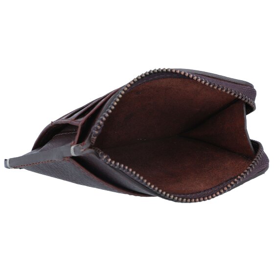 Burkely Antique Avery Étui pour cartes de crédit Protection RFID Cuir véritable 11 cm