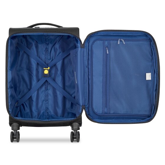 Delsey Paris Brochant 3 4 roues Valise cabine 55 cm avec soufflet d'extension