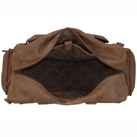 Greenland Nature Nature Weekender Sac de voyage en cuir 50 cm Compartiment pour ordinateur portable