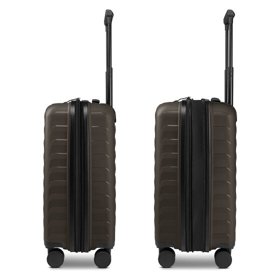 d&n Toronto 4 roues Valise cabine S 54 cm avec soufflet d'extension