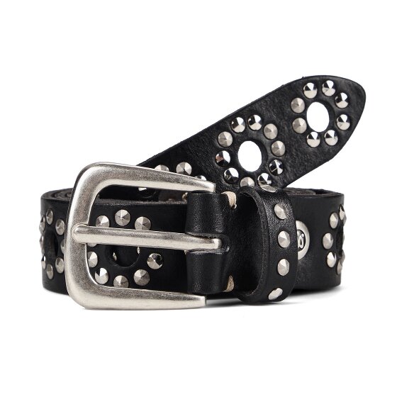 b.belt Ceinture à rivets Cuir véritable