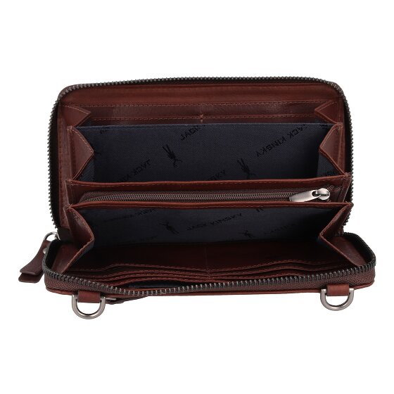 Jack Kinsky Montreal Portefeuille d'embrayage Cuir 19 cm