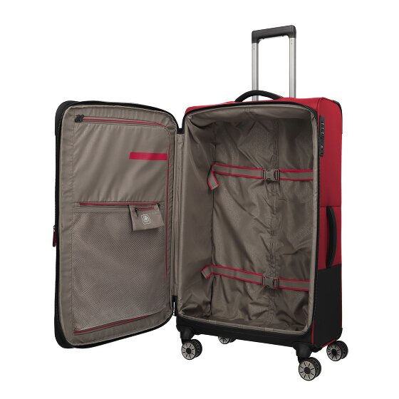 Travelite Crosslite 4 roulettes Trolley XL 81 cm avec soufflet d'extension