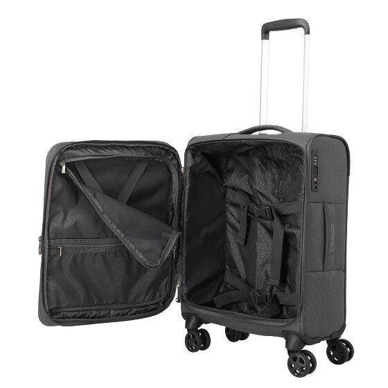 Travelite Cubis 4 roues Valise cabine S 55 cm avec soufflet d'extension