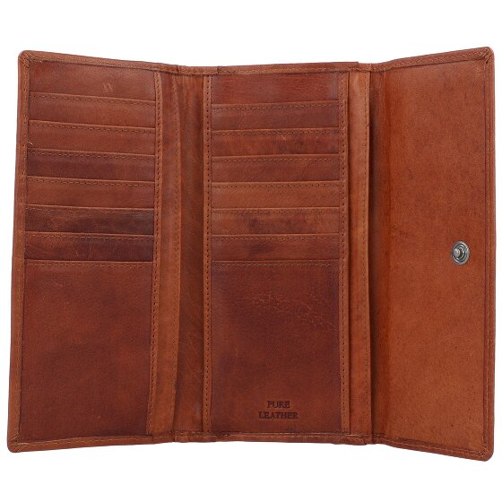 Spikes & Sparrow Porte-monnaie RFID en cuir 19 cm