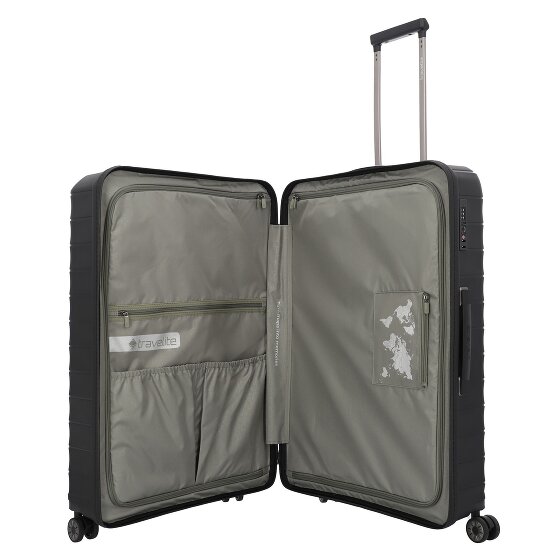 Travelite Mooby 4 roulettes Trolley L 77 cm