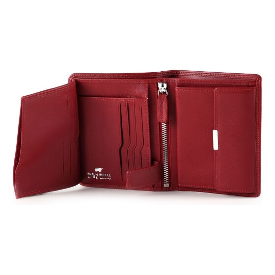 Braun Büffel Golf 3.0 Porte-monnaie Protection RFID Cuir 9.5 cm