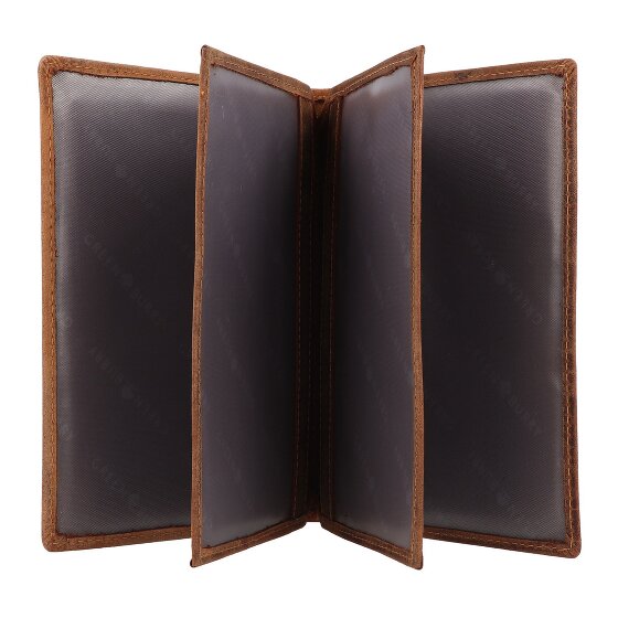 Greenburry Étui à documents vintage en cuir 12 cm