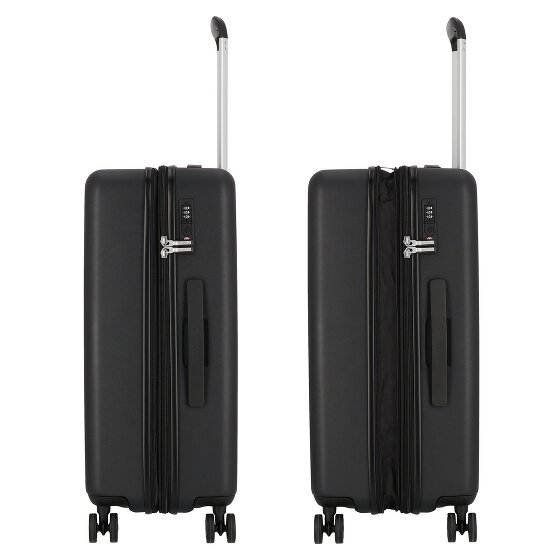 American Tourister Dynabelt 4 roulettes Trolley 66 cm avec soufflet d'extension