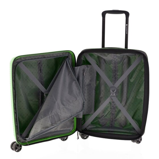 Gladiator 2800 4 roulettes Trolley de cabine 55 cm avec soufflet d'extension