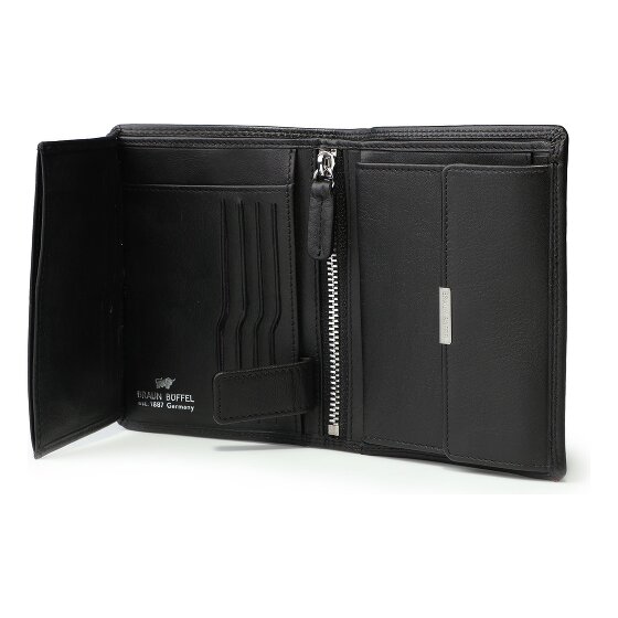 Braun Büffel Golf 3.0 Porte-monnaie Protection RFID Cuir 9.5 cm