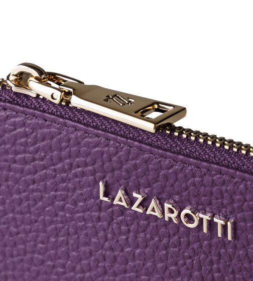 Lazarotti Étui à clés et porte-cartes en cuir de Bologne, protection RFID, 11,5