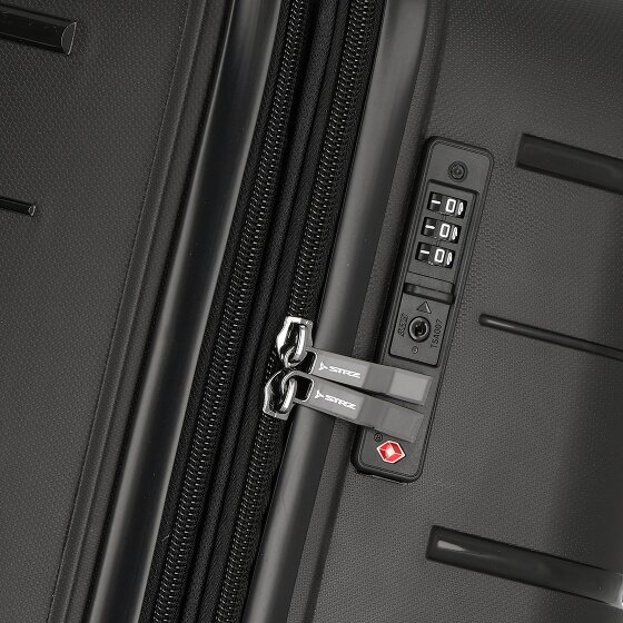 Polestream Strz by Asteroid 4 roulettes Trolley M 64 cm avec soufflet d'extension