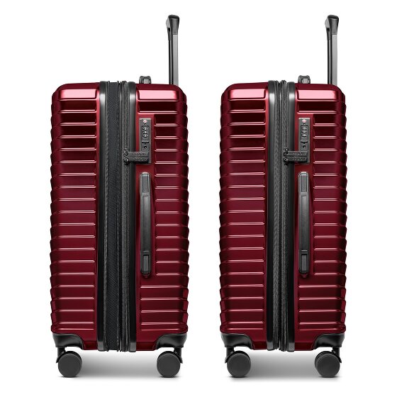 Redolz Essentials 18 4 roues Valise cabine 66 cm avec soufflet d'extension