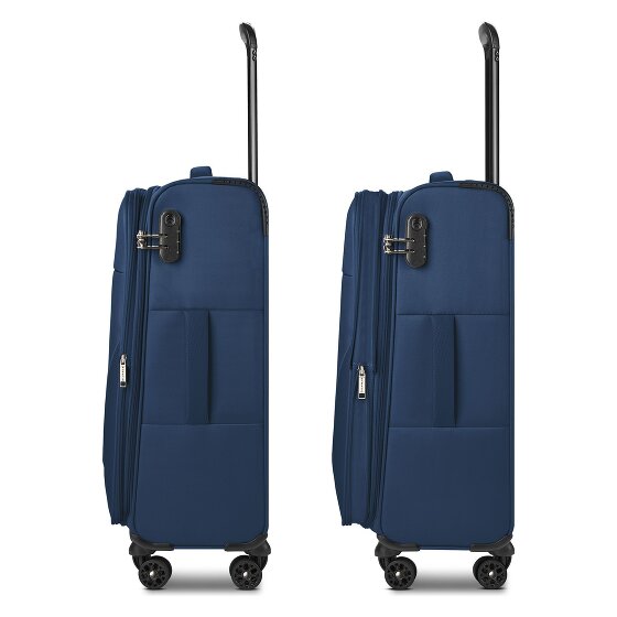 Stratic taska 4 roues Valise cabine M 65 cm avec soufflet d'extension