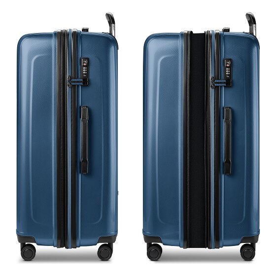 Redolz Essentials 14 Set de valises à 4 roulettes + Beautycase 4 pcs. avec soufflet extensible