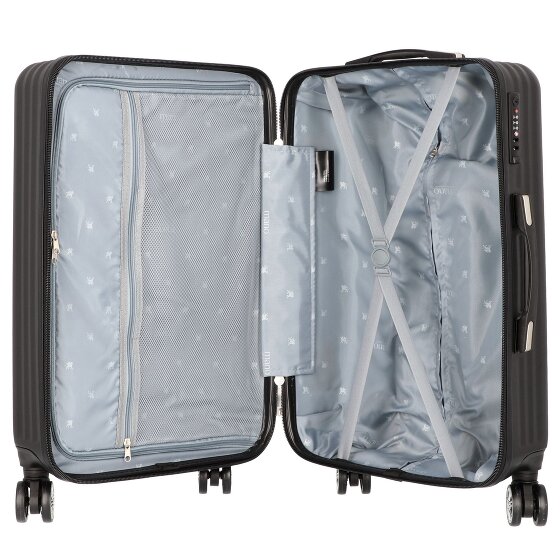 mano Don Carlo Set de valises à 4 roulettes 3pcs.