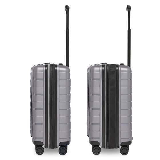 Bergpfeil Travel 4 roulettes Trolley de cabine 55 cm Compartiment pour ordinateur portable avec soufflet d'extension