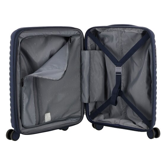d&n Travel Line 4500 4 roulettes Trolley de cabine S 55 cm avec soufflet d'extension