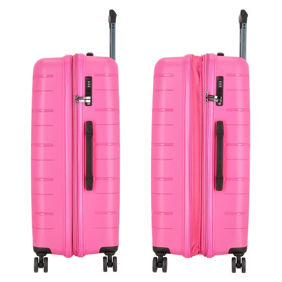 Polestream Strz by Asteroid 4 roulettes Trolley L 74 cm avec soufflet d'extension