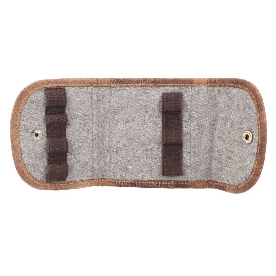 Greenburry Cartouchière de chasse vintage en cuir 11 cm