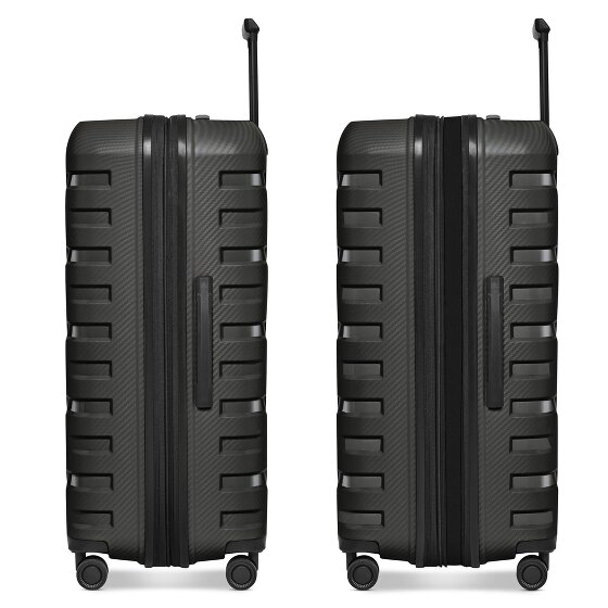 Smartbox Edition 01 4 roulettes Trolley 76 cm avec soufflet d'extension