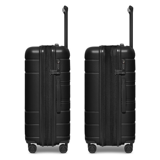 Redolz Essentials 11 4 roues Set de valises 3 pièces avec soufflet d'extension