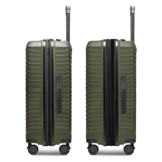 Stratic Shine 4 roues Set de valises 3 pièces avec soufflet d'extension