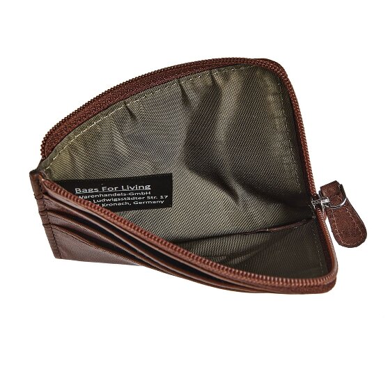Greenburry Newport Étui pour cartes de crédit Protection RFID Cuir véritable 10.5 cm