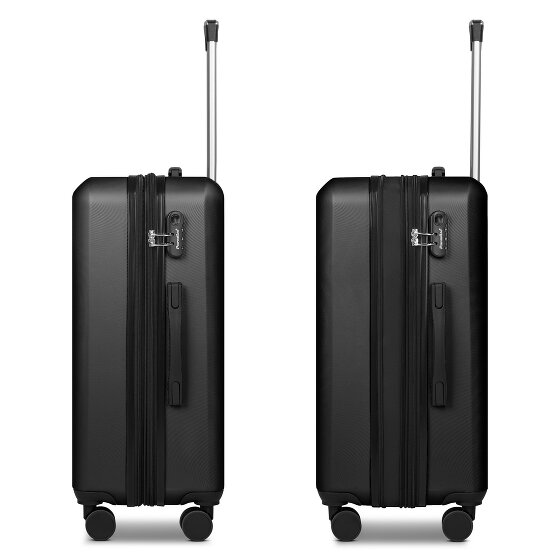 Check.In Paradise 2.0 4 roues Valise cabine M 68 cm avec soufflet d'extension