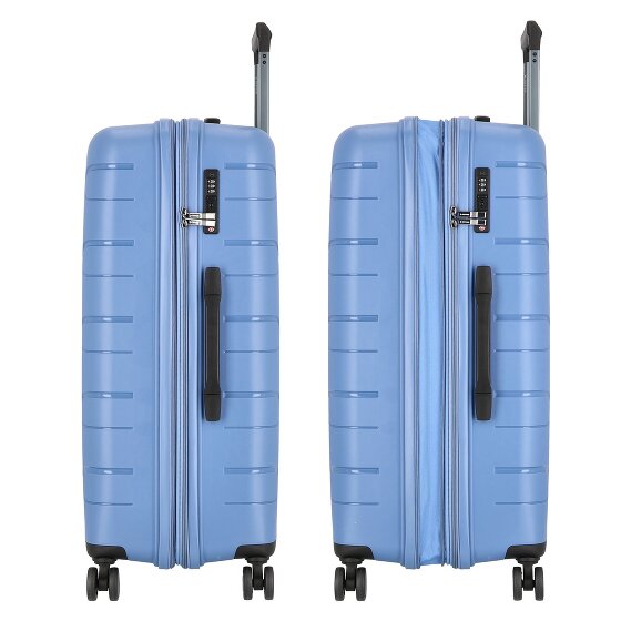 Polestream Strz by Asteroid 4 roulettes Trolley L 74 cm avec soufflet d'extension