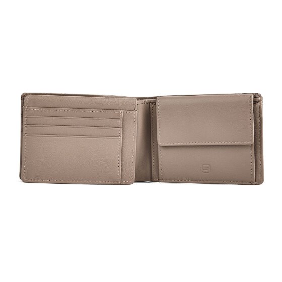 Piquadro Sync Porte-monnaie Protection RFID Cuir véritable 12.5 cm
