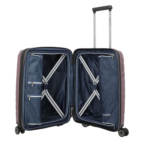 Travelite Air Base 4 roulettes Trolley de cabine 55 cm avec soufflet d'extension