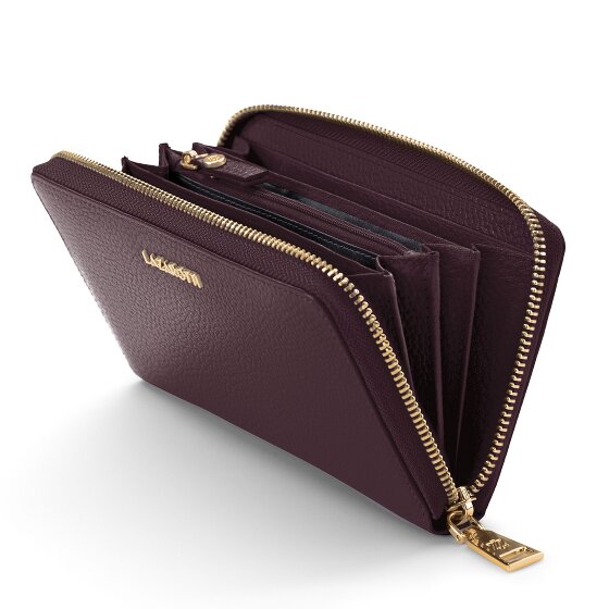 Lazarotti Bologna Leather XL Porte-monnaie zip-around en cuir 19 cm