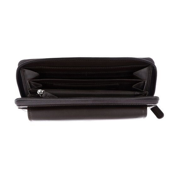 Golden Head Polo Porte-monnaie Protection RFID Cuir véritable 19.5 cm