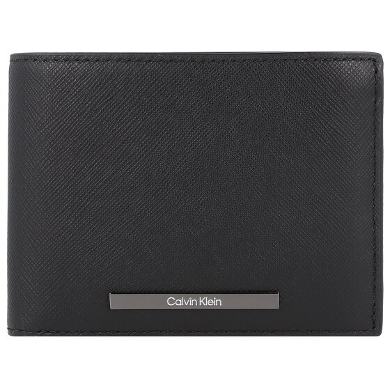 Calvin Klein Modern Bar Porte-monnaie Protection RFID Cuir 12.5 cm